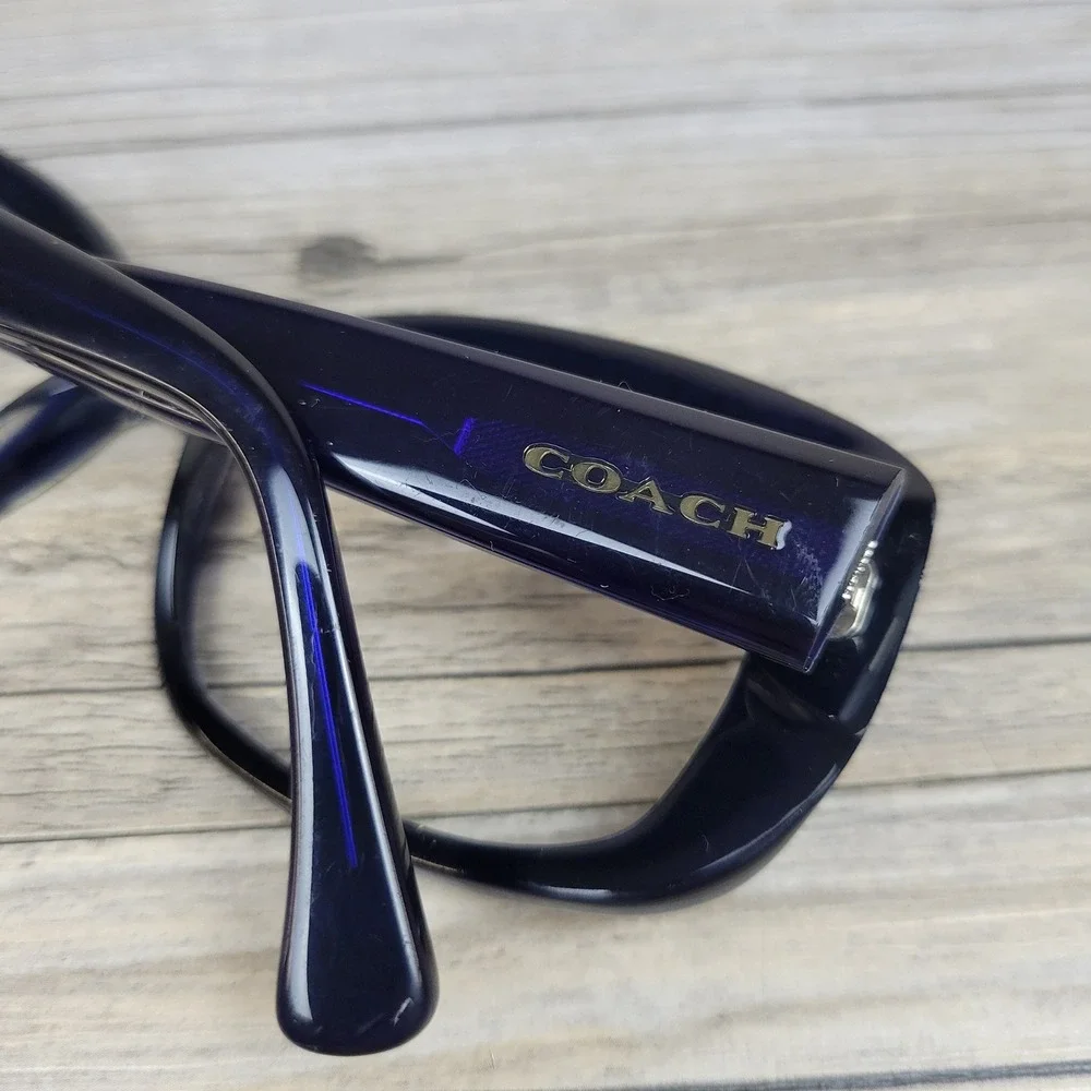 Coach Eyeglass Frames HC 8161 L146 51104L Navy Signature C Logo Womens 55-18-135